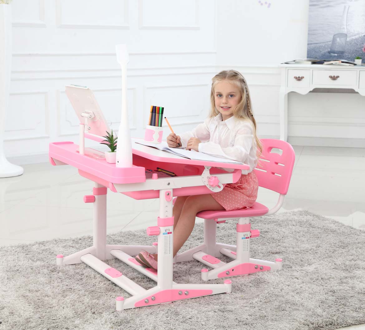 Best Desk Quality Children Desks Chairs Height Adjustable Kids